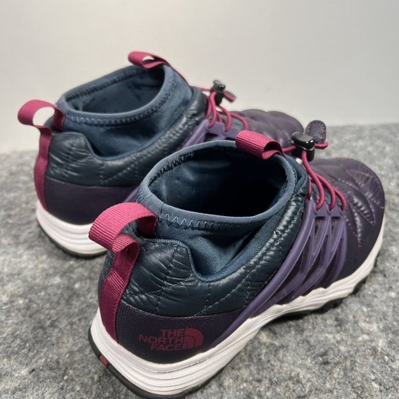 The North Face Thermoball HC Sneaker Shoes Women's 6.5 Dark Purple Navy Magenta - Picture 2 of 14